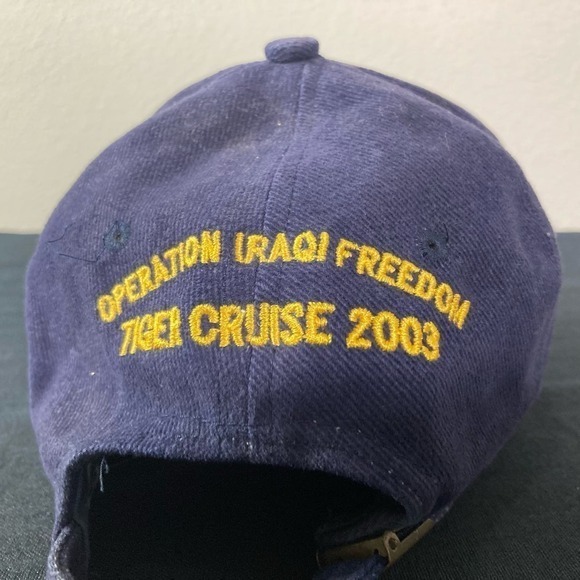USS Nimitz CVN-68 Operation Iraqi Freedom Hat Navy Military Ship Cap Embroidered - Picture 7 of 11